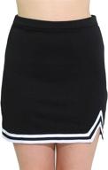 юбка danzcue double v a-line cheer uniform для женщин и больших детей логотип
