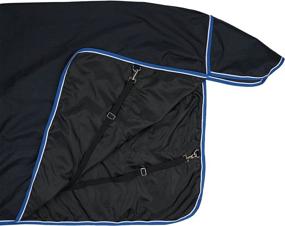 img 1 attached to 🐴 HORZE Glasgow Waterproof Combo Turnout Blanket with Neck Cover - Winter Horse Blanket (150g Fill)