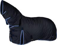 🐴 horze glasgow waterproof combo turnout blanket with neck cover - winter horse blanket (150g fill) logo