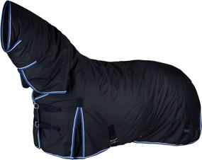 img 3 attached to 🐴 HORZE Glasgow Waterproof Combo Turnout Blanket with Neck Cover - Winter Horse Blanket (150g Fill)