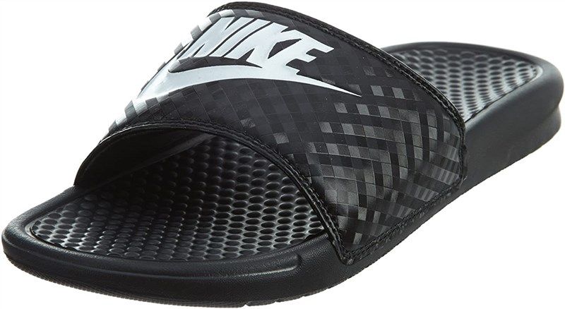 nike womens benassi sandal regular women's shoes - athletic 로고