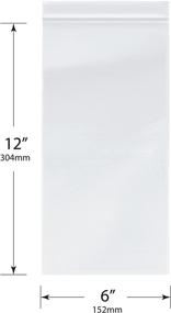 img 2 attached to Reclosable Zipper Bags for Packaging & Shipping: Poly & Plastic Packaging Supplies