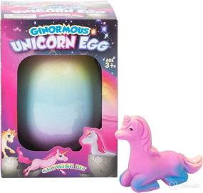 img 3 attached to 2 Surprise Growing Unicorn Hatching Eggs - Extra Large Rainbow Toys for Kids, Available in Assorted Colors