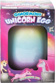 img 1 attached to 2 Surprise Growing Unicorn Hatching Eggs - Extra Large Rainbow Toys for Kids, Available in Assorted Colors