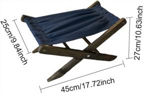 img 2 attached to Wooden Folding Recliner Bed Baby Photography Chair For Photo Studio Home Accessories - Newborn Props Photography