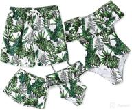 pineapple paradise: mommy and me swimsuit set for stylish family matching swimwear logo