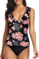 yonique flirty flounce swimsuit: stylish women's swimwear & cover-ups logo