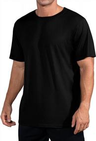 img 4 attached to QUALFORT Men'S Bamboo T-Shirts Crewneck Undershirt