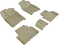 🏎️ 3d maxpider l1hd07401502 all-weather floor mats for honda civic 2016-2020 - custom fit car floor liners in kagu series (tan) логотип