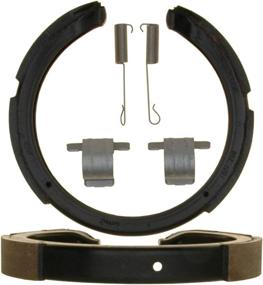 img 1 attached to Enhanced Raybestos 880PG Professional Grade Drum-in-Hat Parking Brake Shoe Set