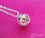 img 1 attached to Hypoallergenic Sterling Silver Urn Necklace with Cubic Zirconia for Ashes review by Ryan Bowers