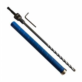 img 3 attached to 9.5" Diamond Dry Core Bit For Brick And Block With SDS Plus Pilot Bit Adapter, 5/8"-11 Arbor And 9.5" Drilling Depth - Perfect For Concrete Drilling