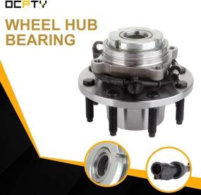 img 3 attached to Front Wheel Bearing Hub Assembly w/ ABS 8 Lugs for Ford F-350 Super Duty 1999-2004, F-250 Super Duty 1999-2004, Excursion 2000-2002 (515020 Replacement)