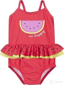 img 4 attached to Gerber One Piece Swimsuit Yellow Months Apparel & Accessories Baby Boys