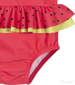 img 2 attached to Gerber One Piece Swimsuit Yellow Months Apparel & Accessories Baby Boys