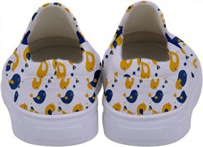 img 1 attached to Adorable Slip-On Shoes For Girls: PattyCandy'S Kids Canvas Shoes With Animals & Nature Design In Sizes US 8C-7Y