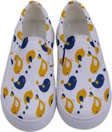 очаровательные слипоны для девочек: детские парусиновые туфли pattycandy's с изображением животных и природы в размерах сша 8c-7y логотип