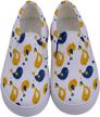 adorable slip-on shoes for girls: pattycandy's kids canvas shoes with animals & nature design in sizes us 8c-7y logo