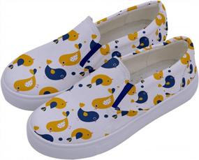 img 3 attached to Adorable Slip-On Shoes For Girls: PattyCandy'S Kids Canvas Shoes With Animals & Nature Design In Sizes US 8C-7Y