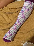 img 1 attached to Kids' Crazy Fun Animal Unicorn Knee High Socks - 6 Pack of Novelty Long Boot Socks review by Ryan Yap