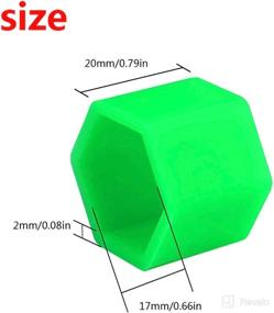 img 3 attached to Andux Silicone Wheel Lug Nut Covers 20PCS LSBHT-01 (Green, 17mm) – Premium Protection and Style for Your Vehicle's Lug Nuts!