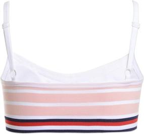 img 1 attached to 👚 Tommy Hilfiger Girls Crop White Clothing - Active Wear