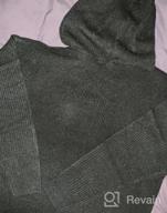 img 1 attached to Women'S EVALESS Open Front Cardigan Sweater: V Neck, Long Sleeve Hooded Chunky Knit Loose Outwear Coat review by Kevin Ballard
