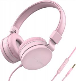 img 4 attached to Experience Exceptional Sound With LORELEI L-01 Pink On-Ear Kids Headphones! Lightweight, Foldable, And Tangle-Free.