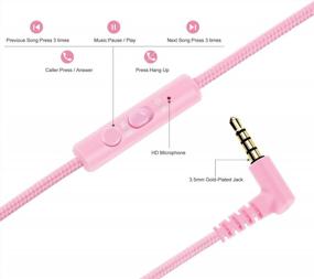 img 1 attached to Experience Exceptional Sound With LORELEI L-01 Pink On-Ear Kids Headphones! Lightweight, Foldable, And Tangle-Free.