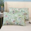 you sa vintage floral print pattern pillowcases 1000tc cotton decorative pillow covers (standard,color-4) logo