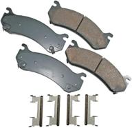 🔷 akebono act785 proact ultra premium ceramic disc brake pad kit - grey логотип