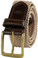 dockers mens laced braid metal men's accessories good in belts logo