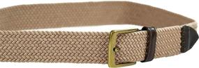 img 2 attached to Dockers Mens Laced Braid Metal Men's Accessories good in Belts