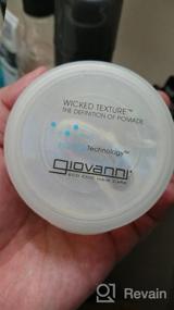 img 5 attached to GIOVANNI Eco Chic Wicked Texture Pomade Hair Texturizer - 2 Oz For Enhanced Definition And Style