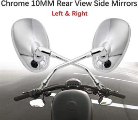 img 1 attached to Motorcycle Mirrors Universal Cruiser Adventure