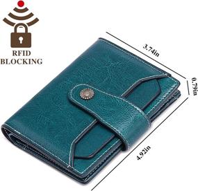img 2 attached to GOIACII Wallet Genuine Leather Blocking Women's Handbags & Wallets : Wallets