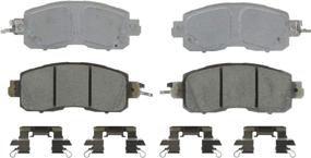 img 4 attached to 🔧 Wagner ThermoQuiet QC1650 Ceramic Brake Pad Set