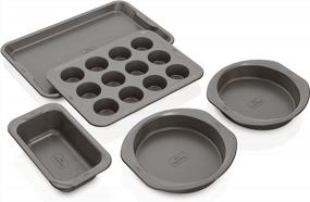img 4 attached to Upgrade Your Baking Game With Ninja'S Premium 5-Piece Bakeware Sheet Set - Oven Safe Up To 500⁰F