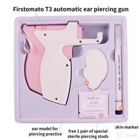 img 3 attached to Firstomato Hypoallergenic Automatic Piercing Reusable