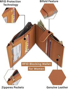 img 1 attached to Maze Exclusive Walllet Genuine Blocking Women's Handbags & Wallets ~ Wallets