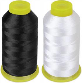 img 4 attached to 1500Yard Heavy Duty Polyester Thread For Upholstery, Drapery, Leather And Crafts-210D/3 Nylon Thread