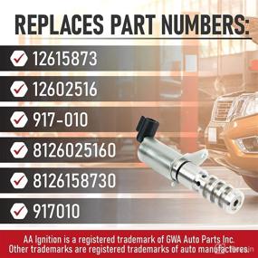 img 2 attached to Exhaust Camshaft Position Actuator Solenoid - Compatible with Chevy, Buick, GMC VVT - Premium Replacement for 12615873, 12602516, 917010 - Fits Trailblazer, Envoy, Colorado, Canyon, Rainier & More