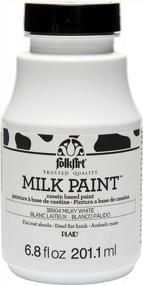 img 2 attached to FolkArt Milky White Milk Paint - Assorted Colors, 6.8 Oz Bottle For All Your DIY Needs