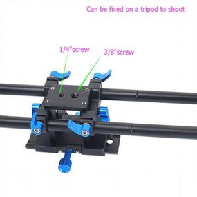 img 1 attached to Shoot Steady And Comfortably With Annsm Video Shoulder Support Rig For DSLR Camera/Camcorder