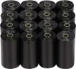 toplive dog poop bags, extra thick and strong leak-proof pet waste bags 16 rolls (240 bags) in black logo