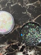 img 1 attached to 10G Chunky Glitter Set - Mermaid Dreams Holographic Face, Hair, Eye, And Body Glitter For Women. Perfect For Raves, Festivals, And Cosmetic Makeup. Loose Glitter With Stunning Shimmer And Shine. review by Randolph Iglesias