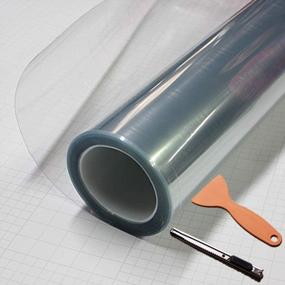 img 4 attached to Protect Your Car'S Paint With DIYAH Clear Vinyl Wrap - Includes Knife And Hand Tool