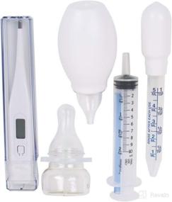 img 4 attached to 👶 Optimized Health Kit for Infants - Apex Pediatric Care Set - Inclusive of Digital Thermometer, Nasal Aspirator, Dropper, Syringe, Pacifier Dispenser for Medication