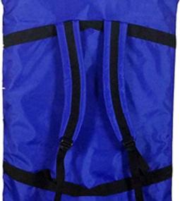 img 3 attached to Compact Bodyboard Bag For Boards Up To 38.5 Inches - Blue Backpack Single Board Carrier