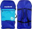 compact bodyboard bag for boards up to 38.5 inches - blue backpack single board carrier logo